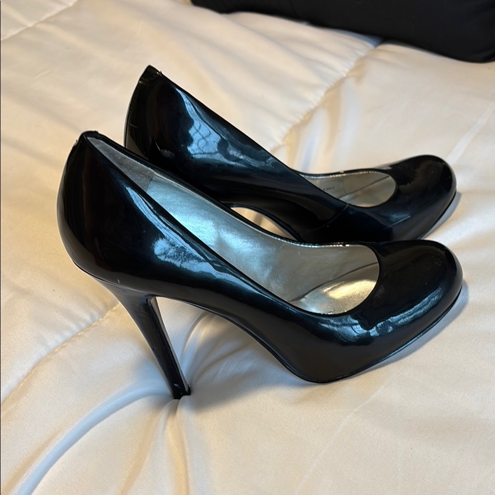 Jessica Simpson Black Patent Leather Heels